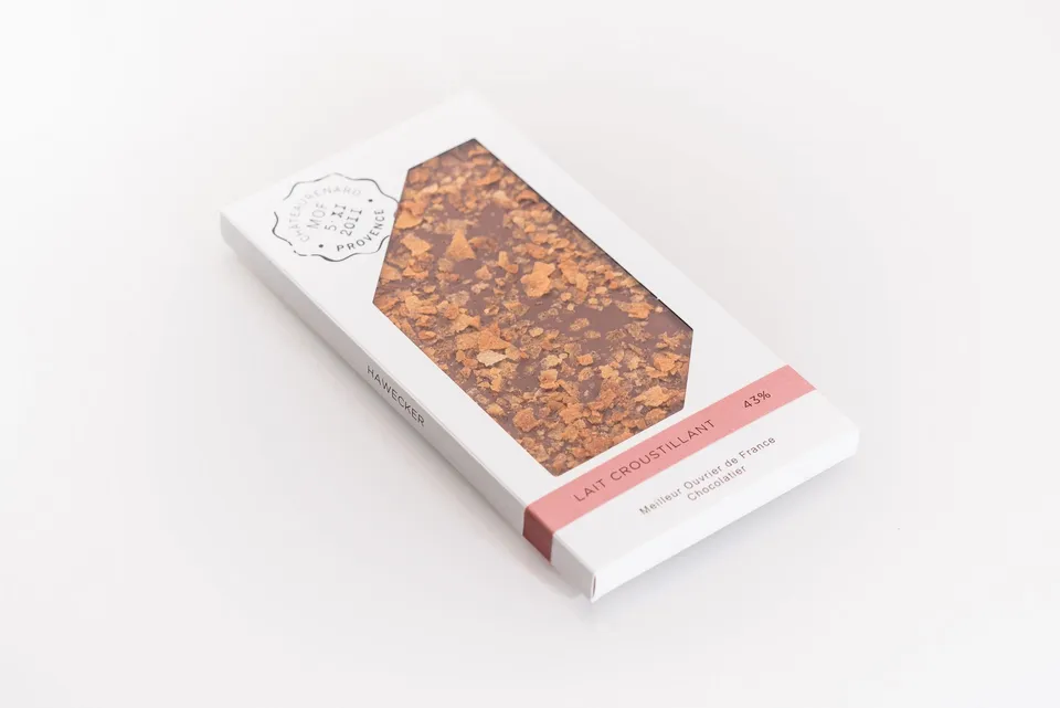 hawecker-les-tablettes-chocolat-lait-croustillant-40-85g image 1
