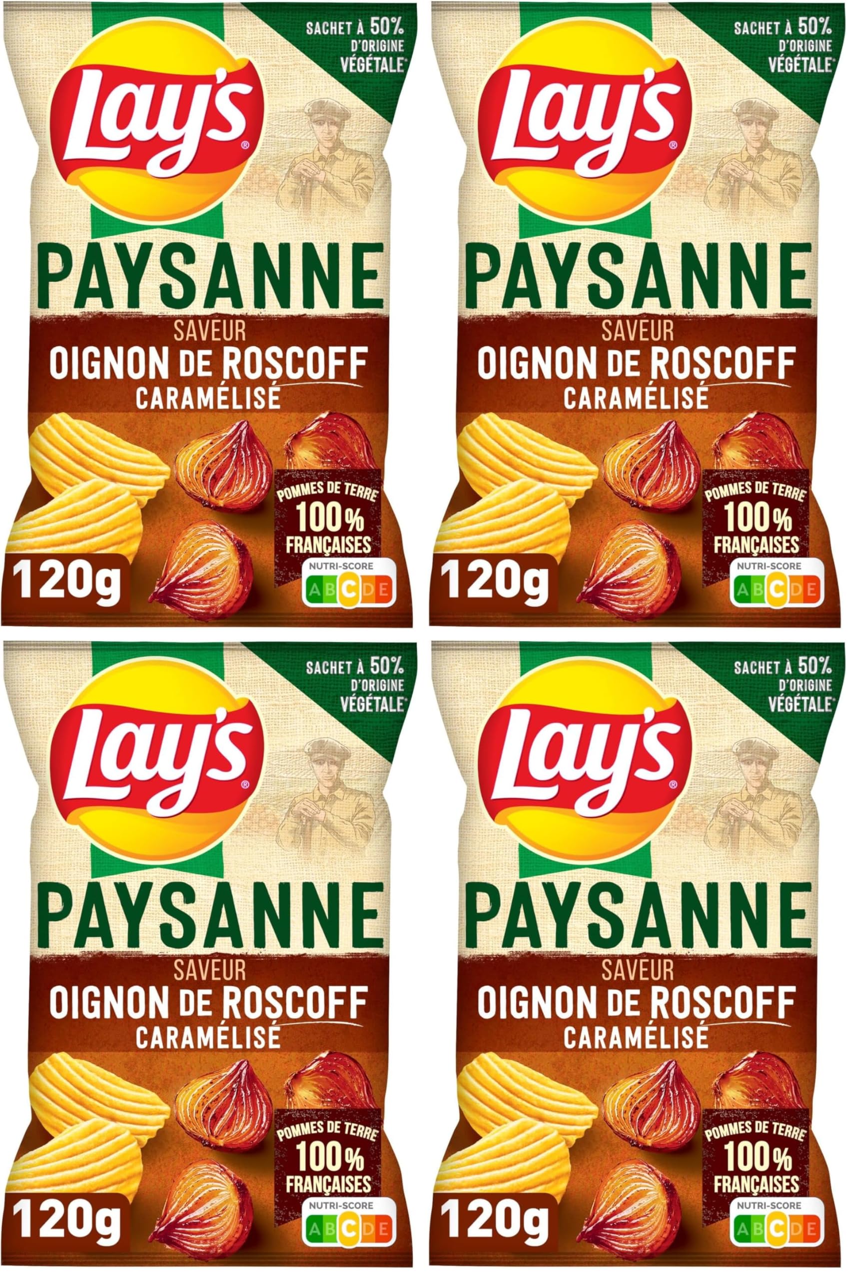 lay-s-paysanne-chips-oignon-roscoff-120-g-ondul-es image 5