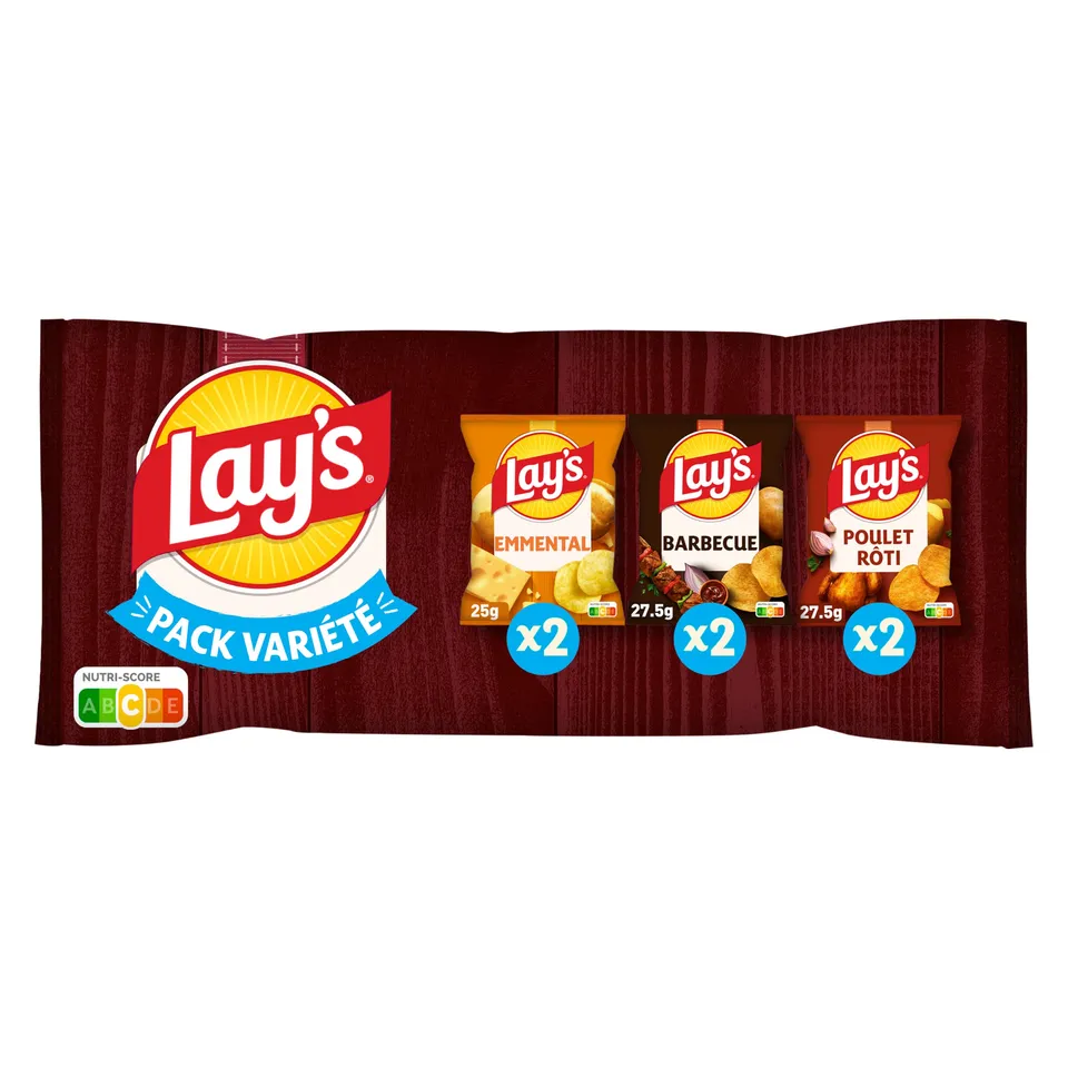 lay-s-format-individuel-multipack-chips-poulet-barbecue-160g image 1