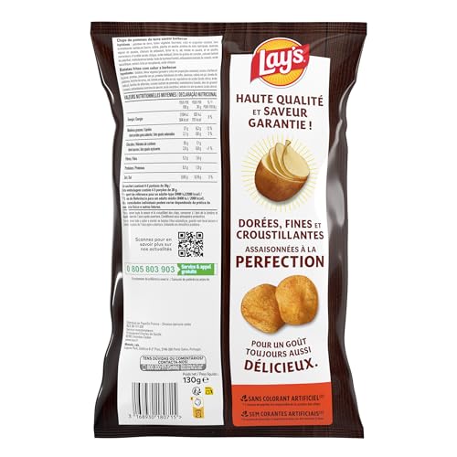 lay-s-classique-barbecue-chips-130g-lot-de-10 image 5