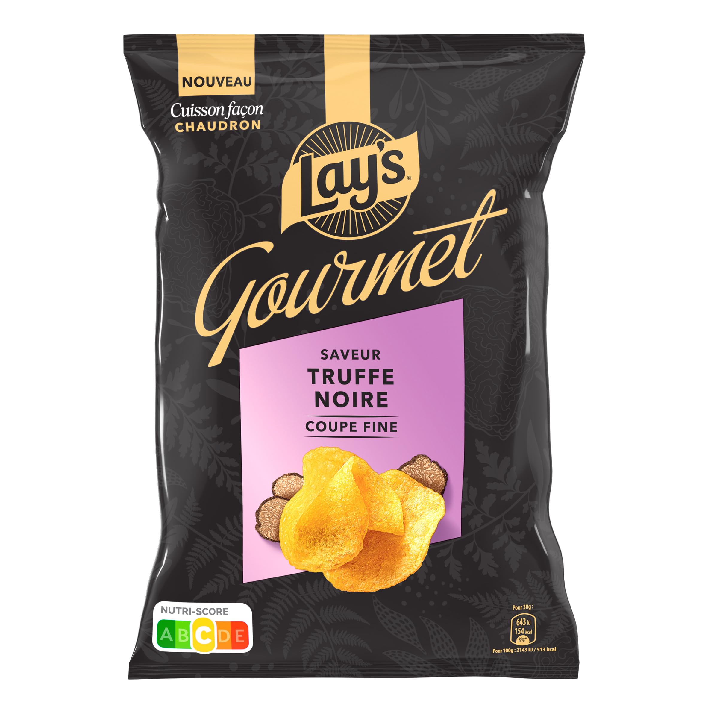 lay-s-gourmet-chips-truffe-noire-120g-lot-12-croustillantes image 3