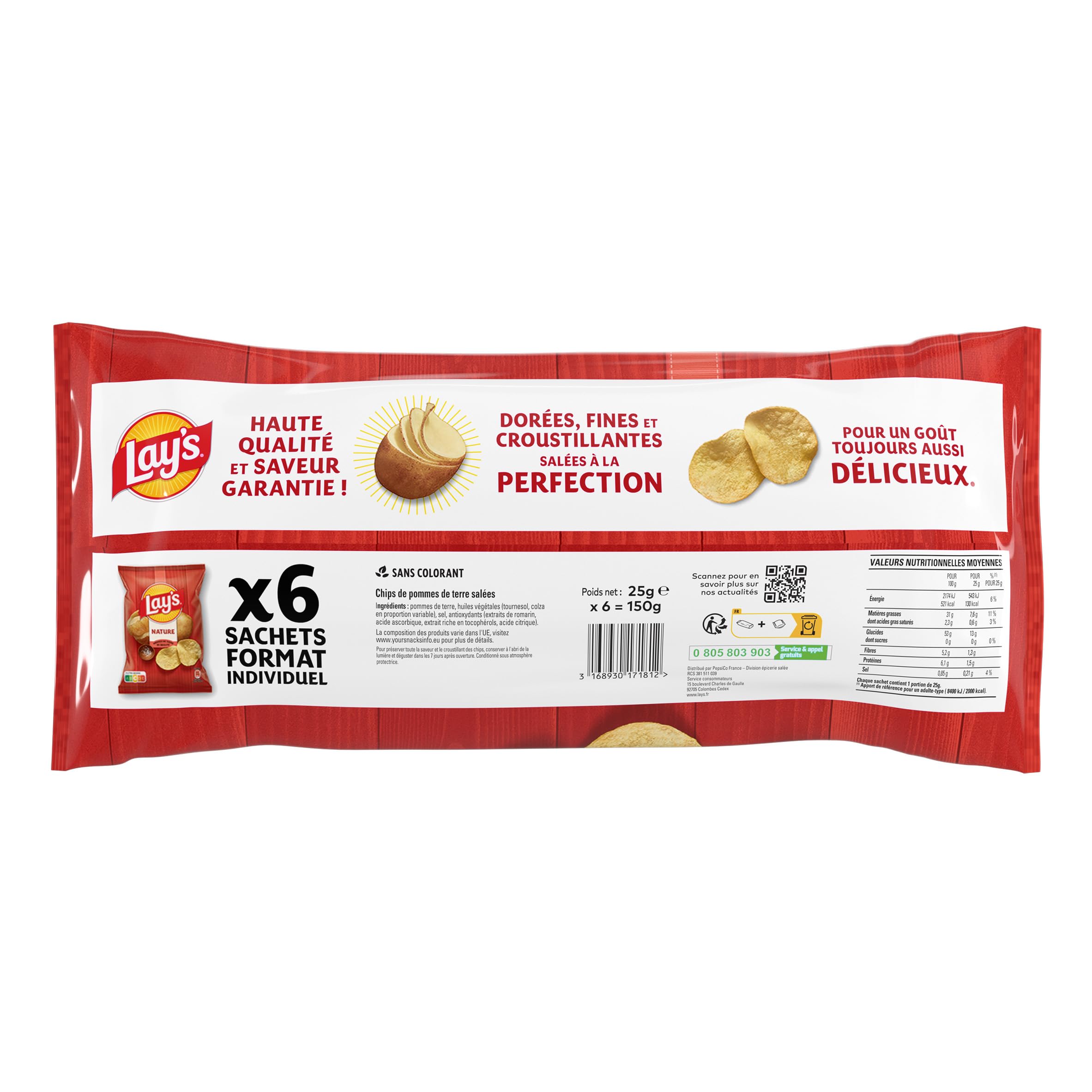 lay-s-format-individuel-sel-de-mer-chips-nature-6x25g-fines image 4
