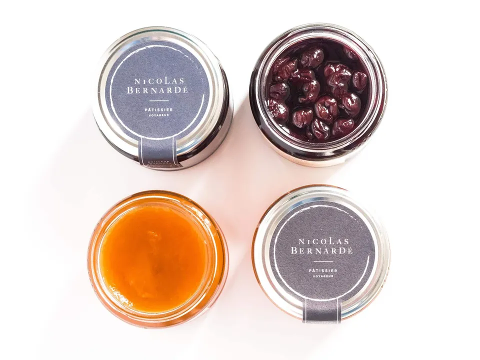 nicolas-bernard-confitures-audacieuses-pot-350g-fruits image 1