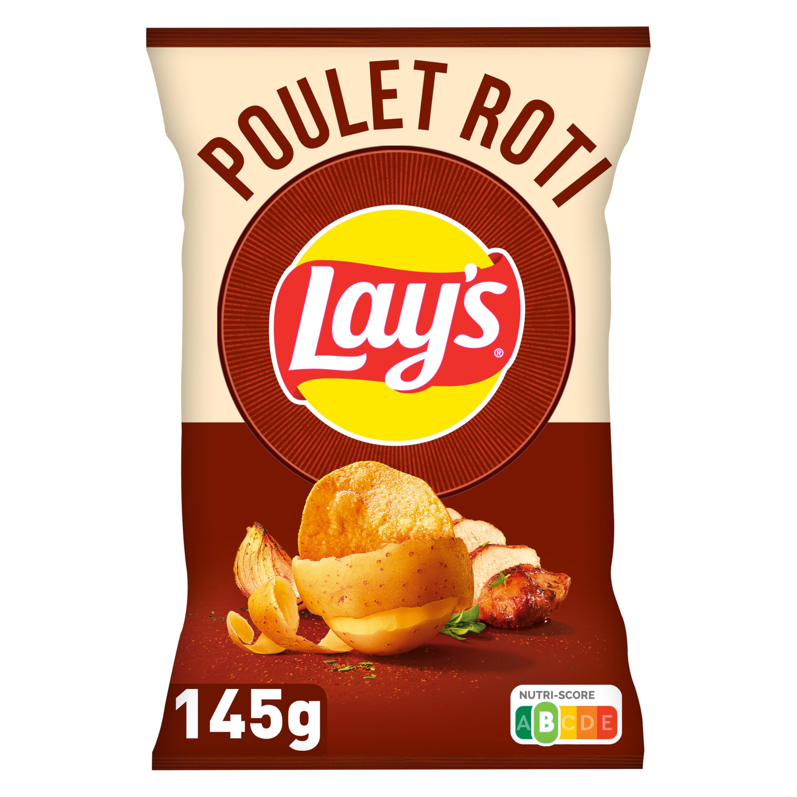 lay-s-classique-poulet-r-ti-chips-145g-croustillantes image 1