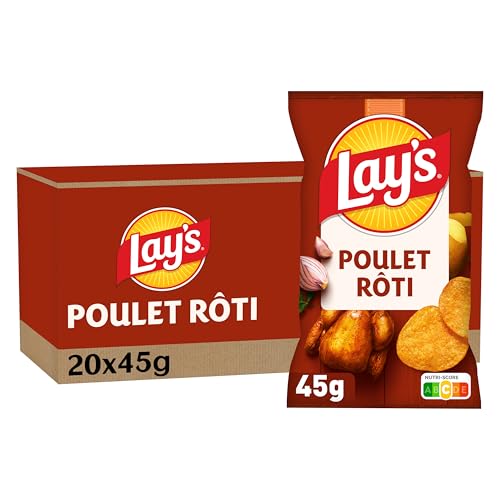 lay-s-format-individuel-poulet-r-ti-chips-20x45g-croustillantes image 7