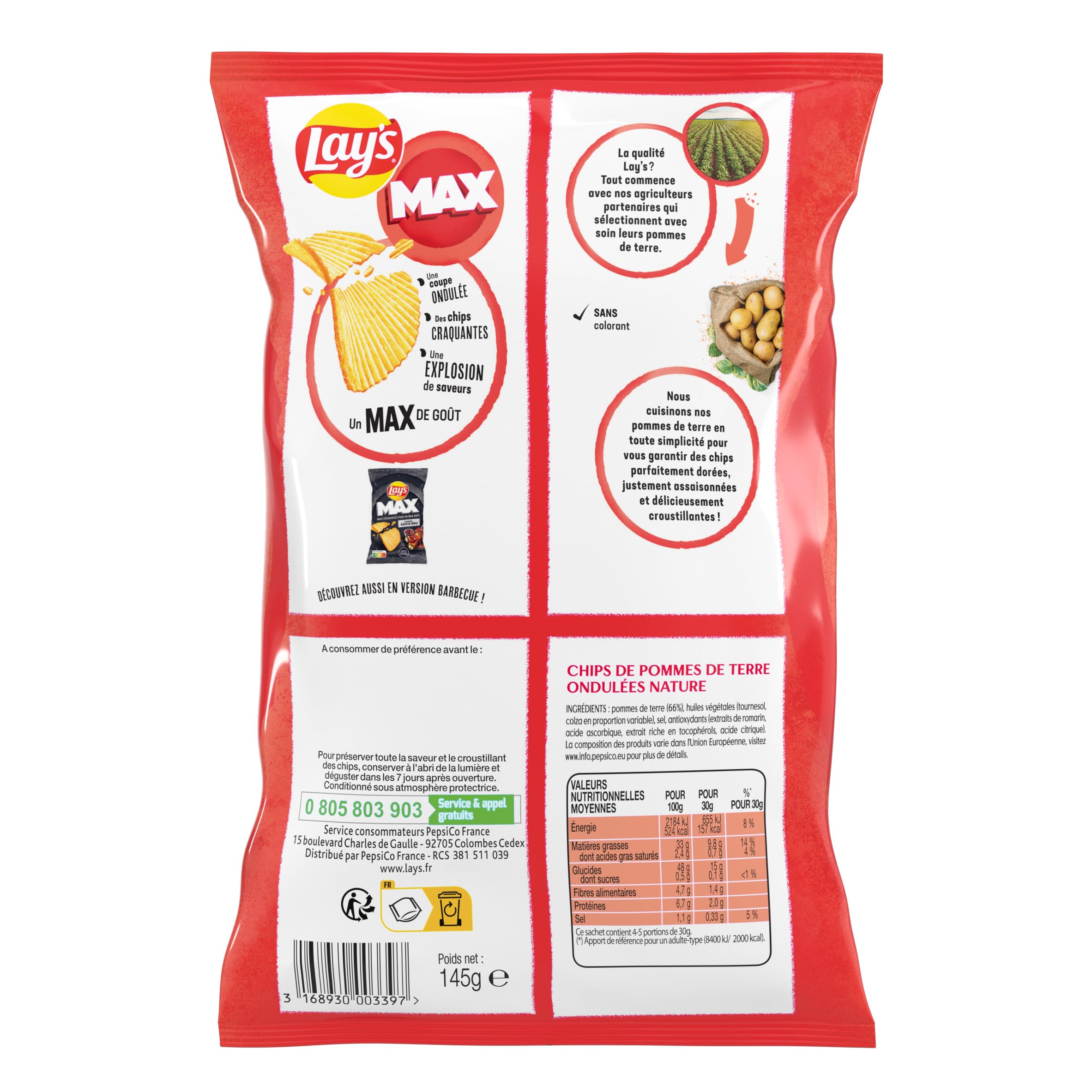 lay-s-max-chips-ondul-es-nature-145-g-maxi image 4