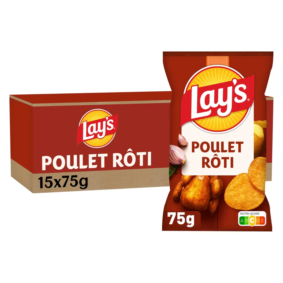 lay-s-classique-chips-poulet-r-ti-15x75g-lot-de-15 image 1