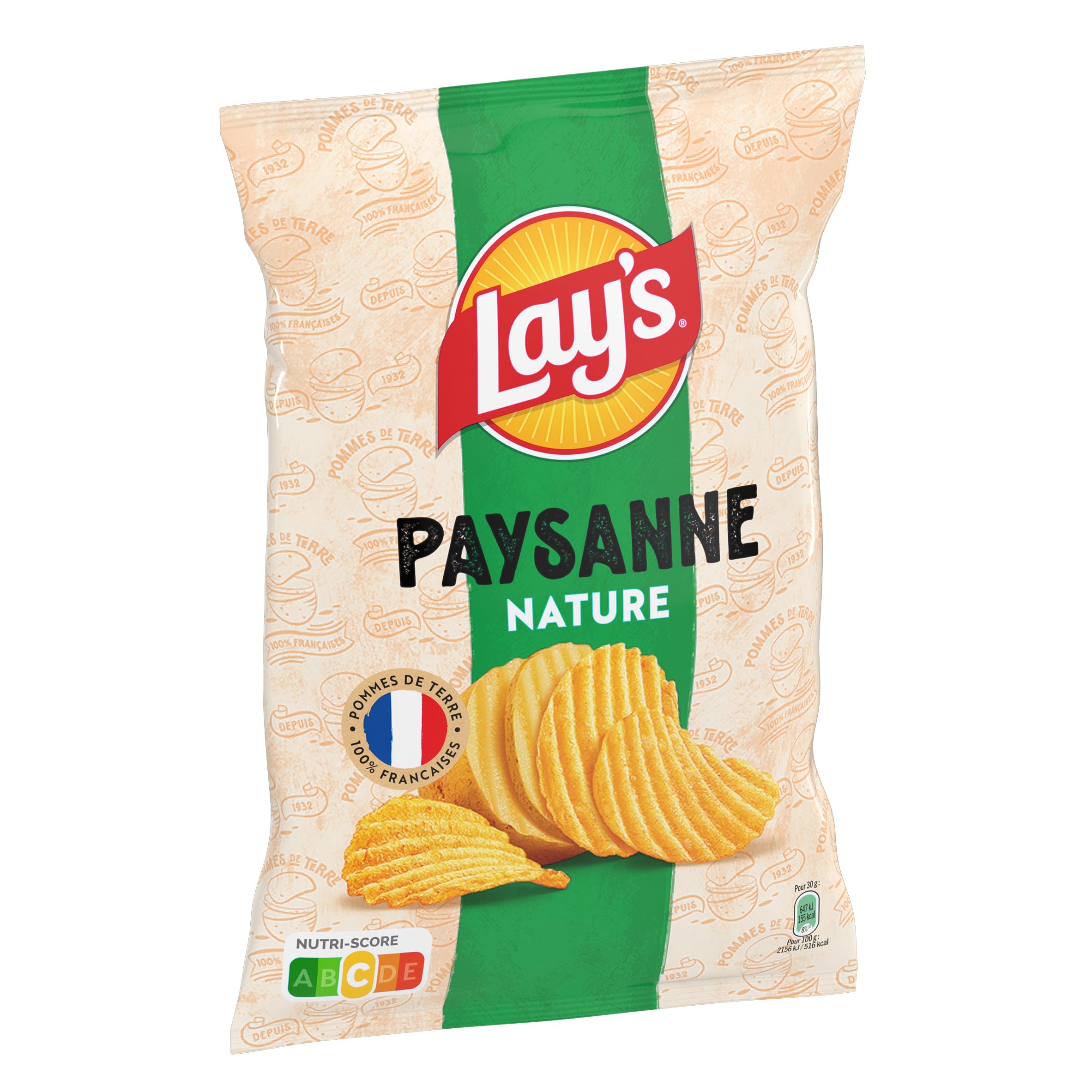 lay-s-recette-paysanne-chips-nature-3-1-kg-ondul-es-fran-aises image 4