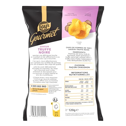 lay-s-gourmet-chips-truffe-noire-120g-lot-12-croustillantes image 5