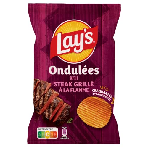 lay-s-ondul-es-chips-steak-grill-la-flamme-120g image 8