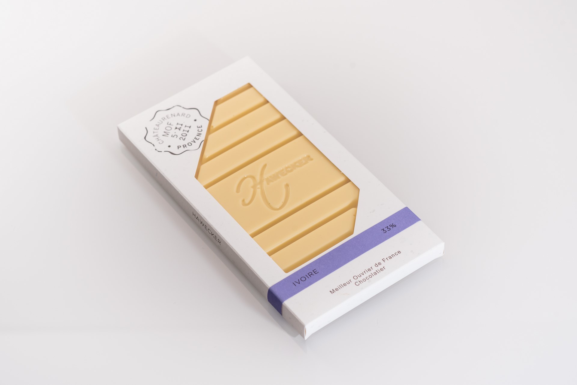 hawecker-ivoire-33-tablette-chocolat-blanc-85-g image 1