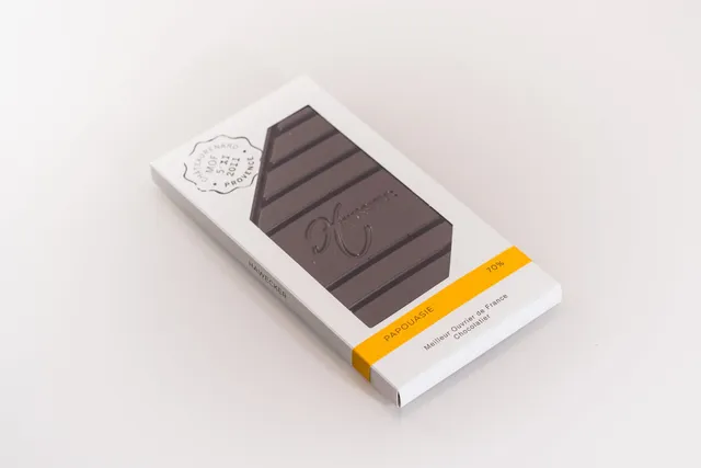 hawecker-les-tablettes-chocolat-papouasie-70-tablette-noir-85g image 1