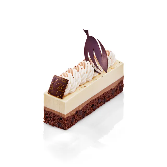 hawecker-3-chocolats-en-3-textures-g-teau-individuel-blanc-lait image 1