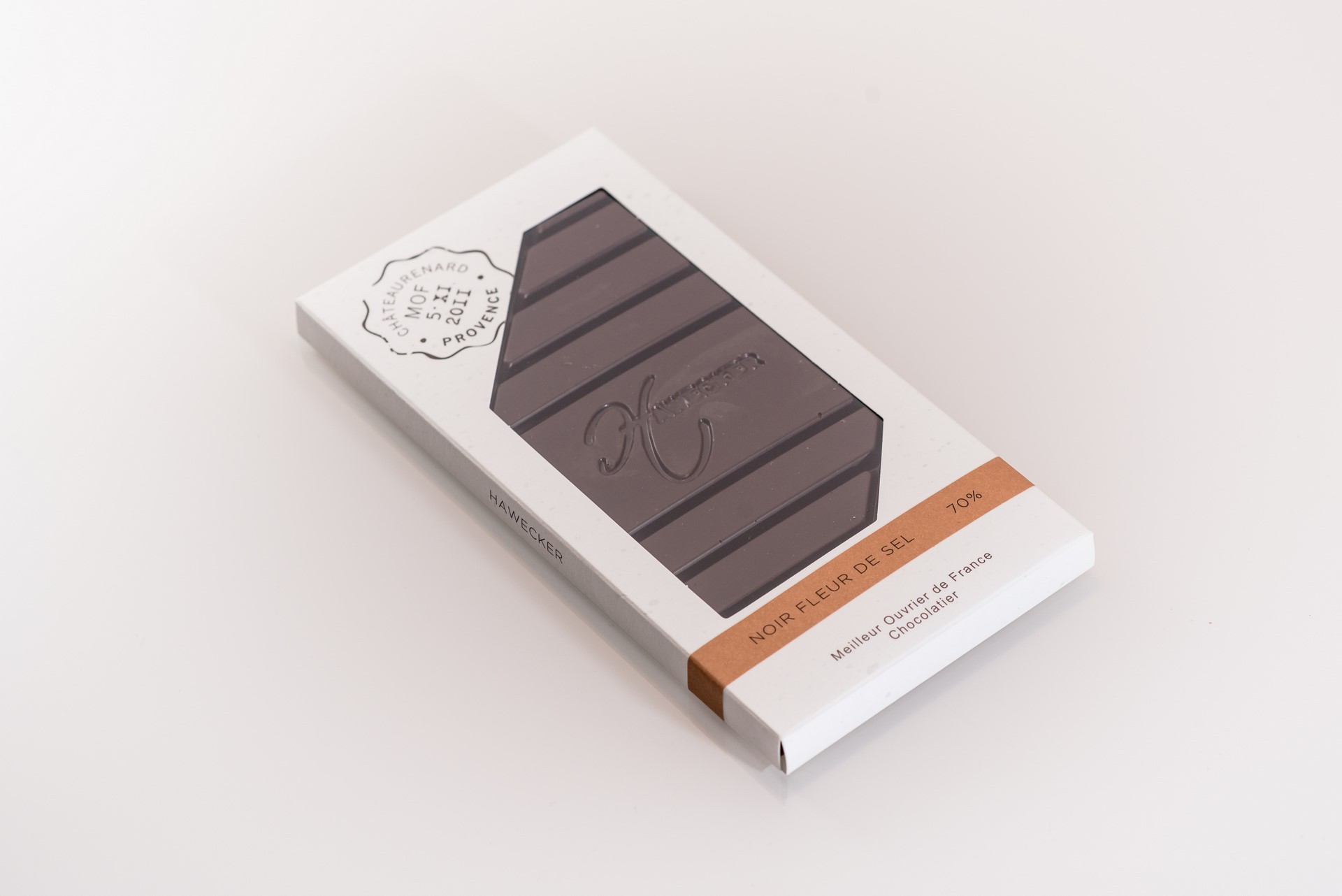 hawecker-les-tablettes-chocolat-venezuela-70-tablette-fleur-de-sel-85g image 1