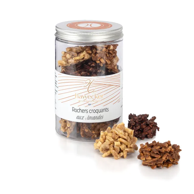 hawecker-les-gourmandises-rochers-aux-amandes-chocolat-amandes image 1