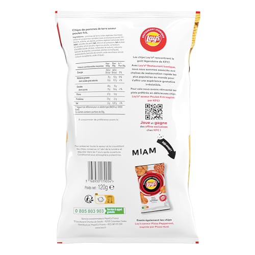 lay-s-classique-iconique-chips-saveur-kfc-120g image 6