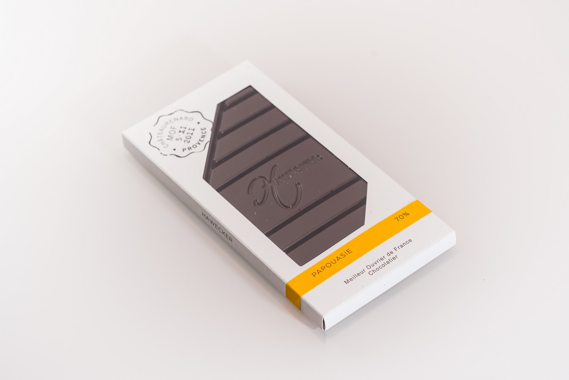 hawecker-les-tablettes-chocolat-papouasie-70-tablette-noir-85g image 1