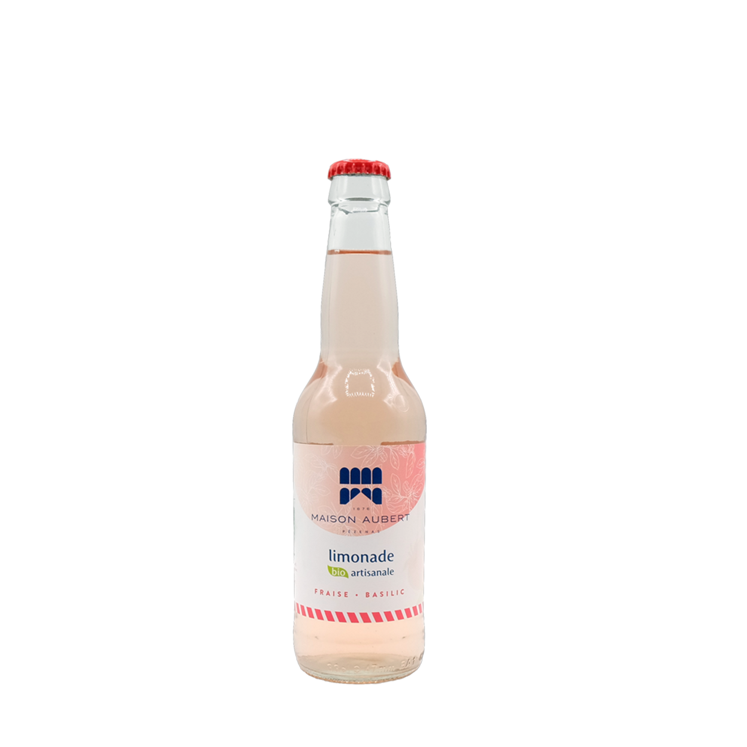 maison-aubert-limonades-fraise-basilic-limonade-33cl-bio image 1
