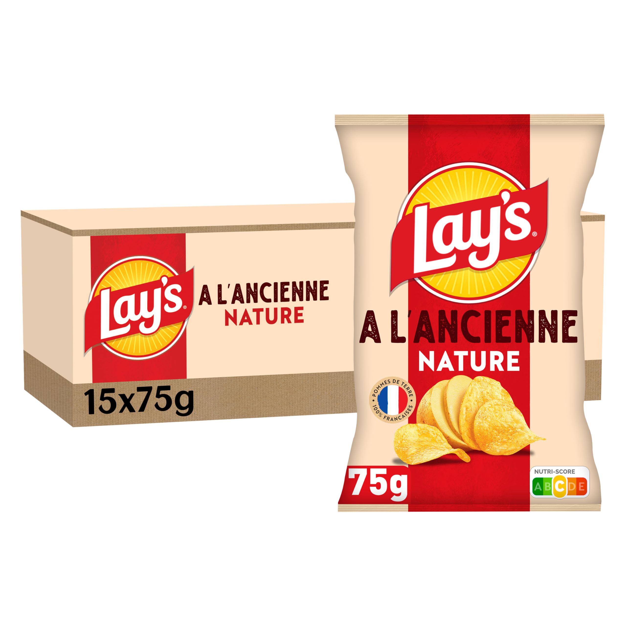 lay-s-recette-l-ancienne-chips-nature-15x75g-pommes-fran-aises image 1