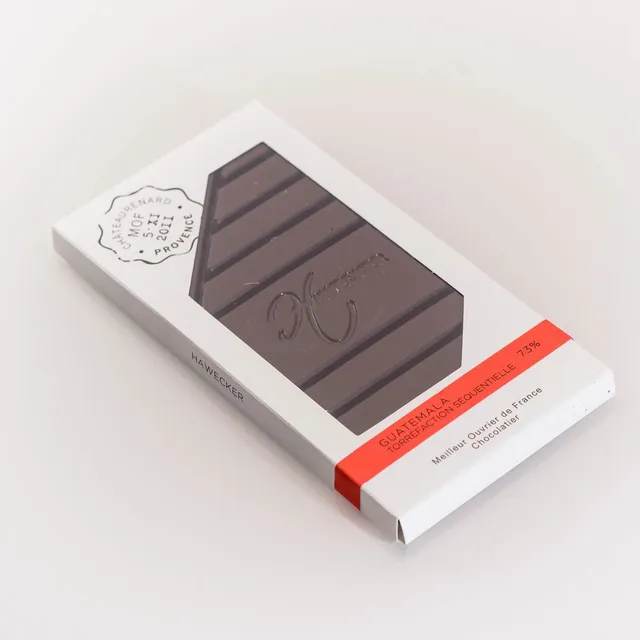 hawecker-les-tablettes-chocolat-guatemala-73-tablette-noir-85g image 1
