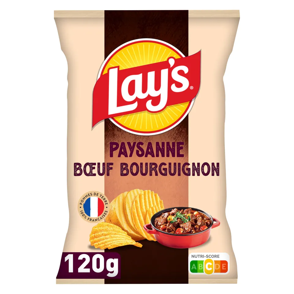 lay-s-paysanne-b-uf-bourguignon-chips-120g image 1
