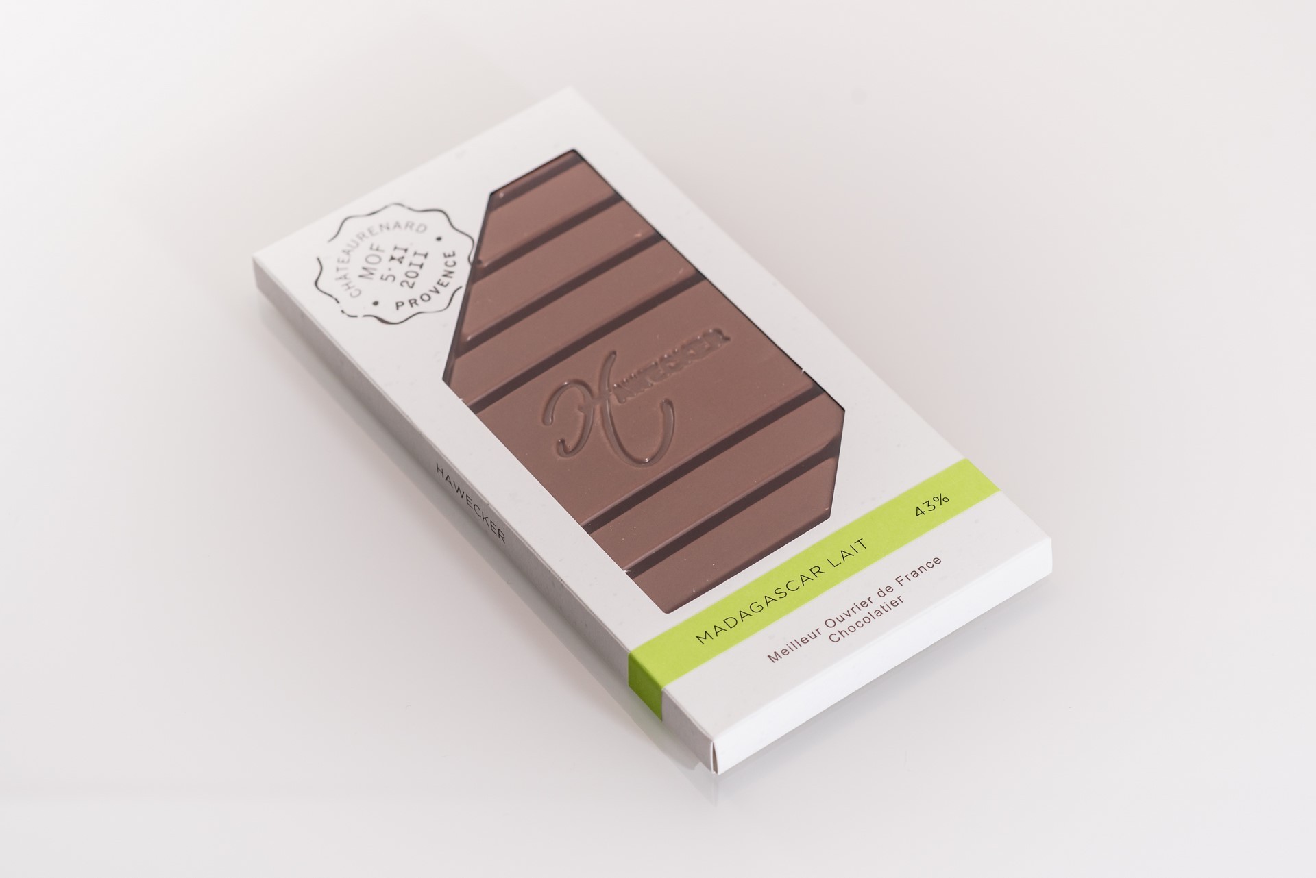hawecker-tablettes-madagascar-lait-43-tablette-chocolat-85g-cacao image 1