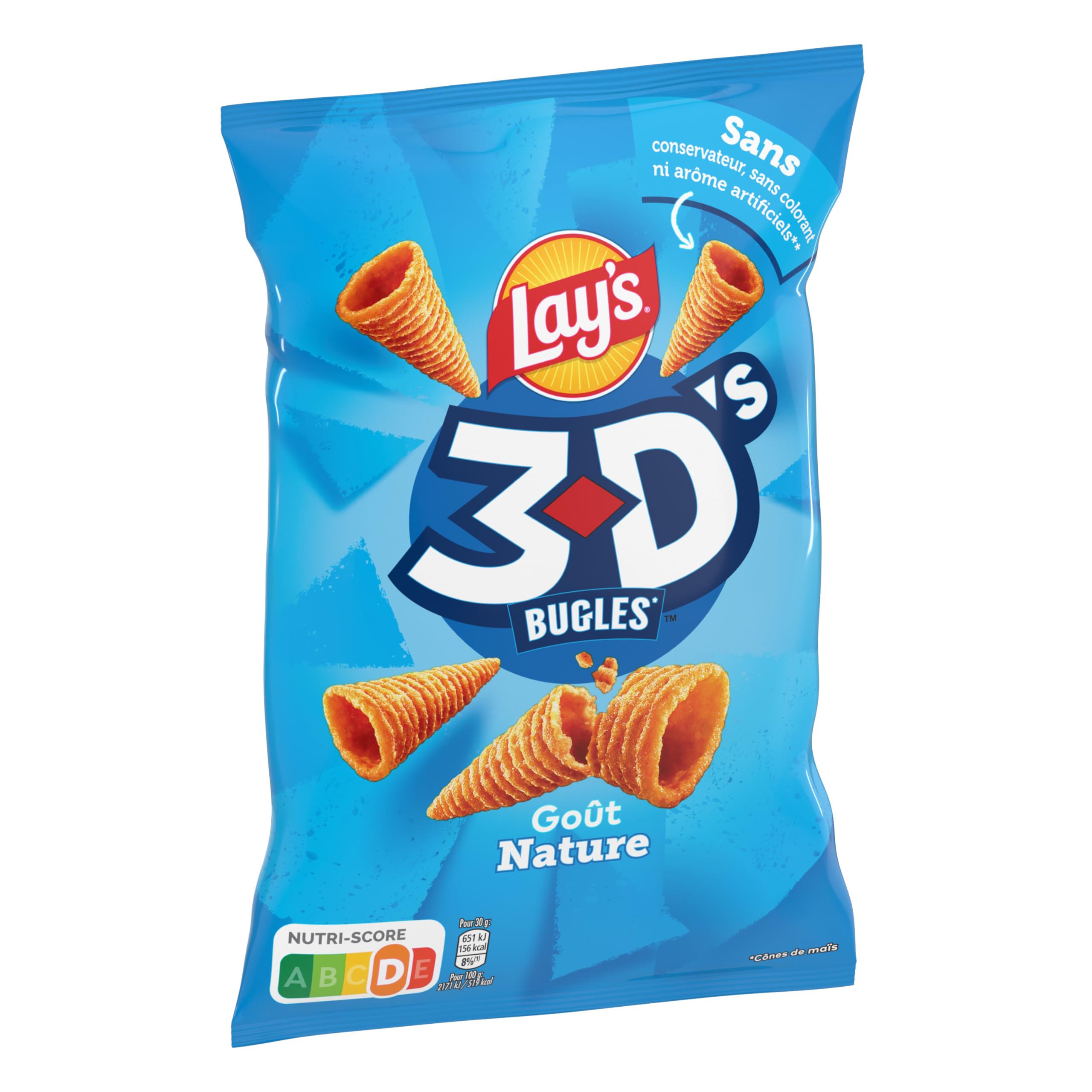 lay-s-3d-bugles-snack-ma-s-nature-15x85g-c-nes-croustillants image 4