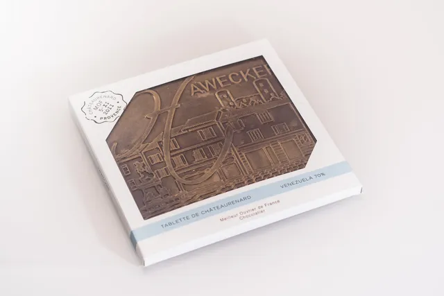 hawecker-ch-teaurenard-noire-70-tablette-chocolat-200-g image 1