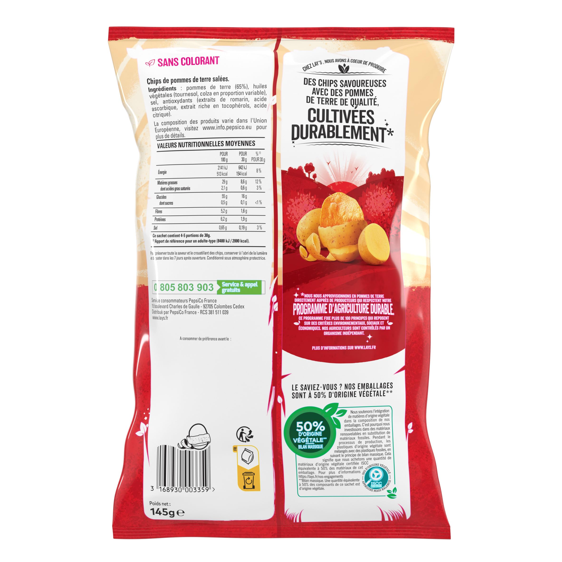 lay-s-classique-chips-nature-145-g-au-sel image 2
