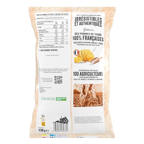lay-s-l-ancienne-chips-nature-130g-lot-de-10-paisses image 5