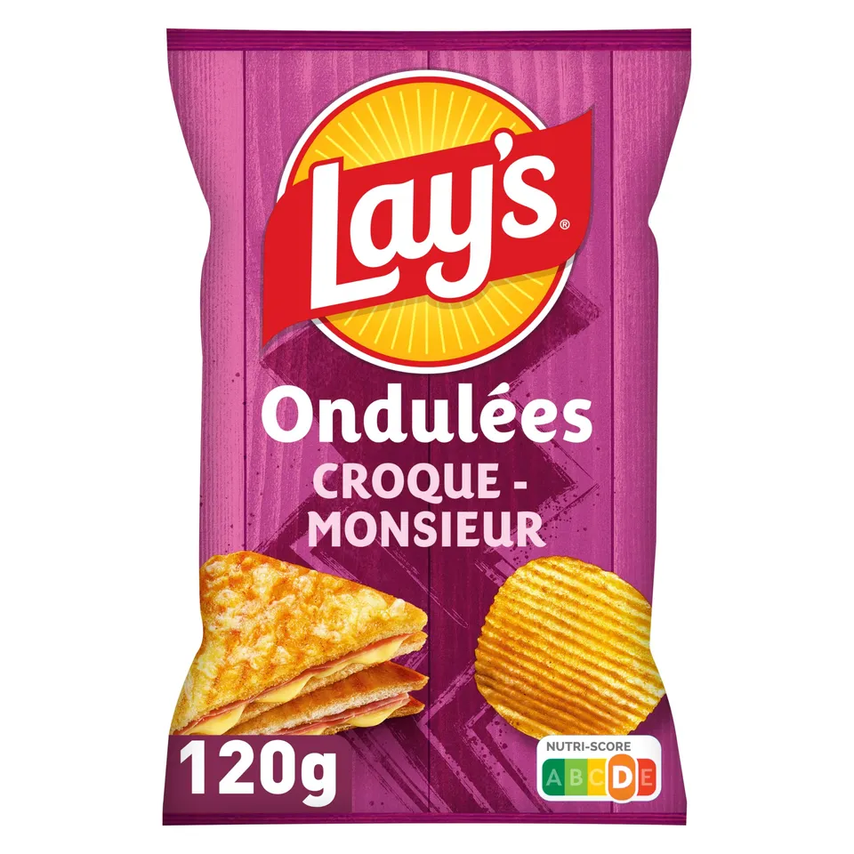 lay-s-ondul-es-croque-monsieur-chips-120g-fromage-jambon image 1