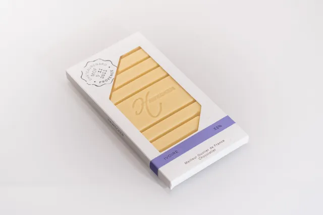 hawecker-ivoire-33-tablette-chocolat-blanc-85-g image 1