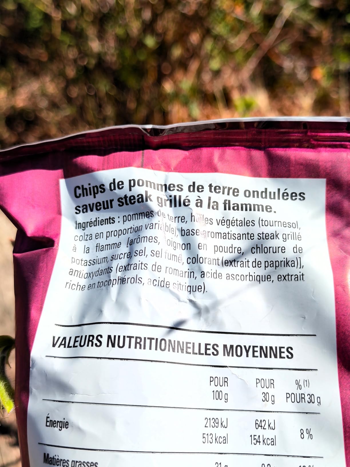 Goût grillé