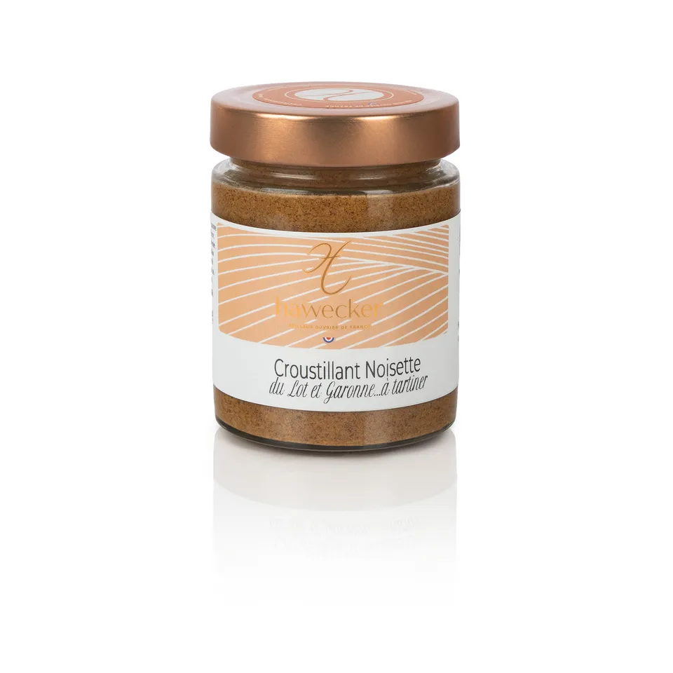 hawecker-les-pots-tartiner-croustillant-noisette-p-te-tartiner-280g-pralin image 1