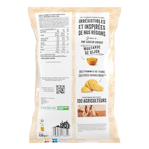 lay-s-paysanne-poulet-moutarde-miel-chips-120g image 7