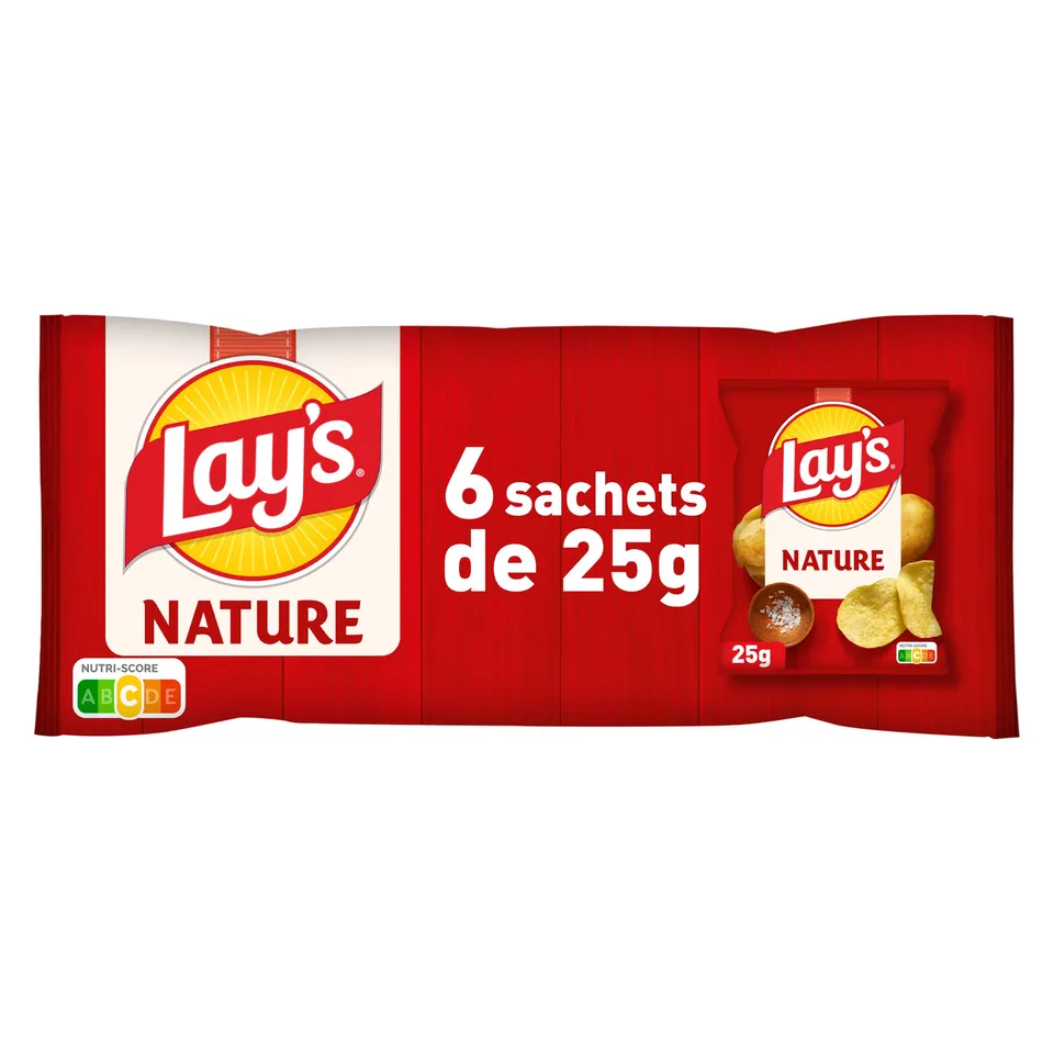 lay-s-format-individuel-sel-de-mer-chips-nature-6x25g-fines image 1